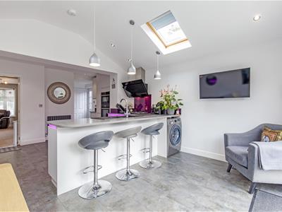 Extended Ultra Modern Dining Kitchen